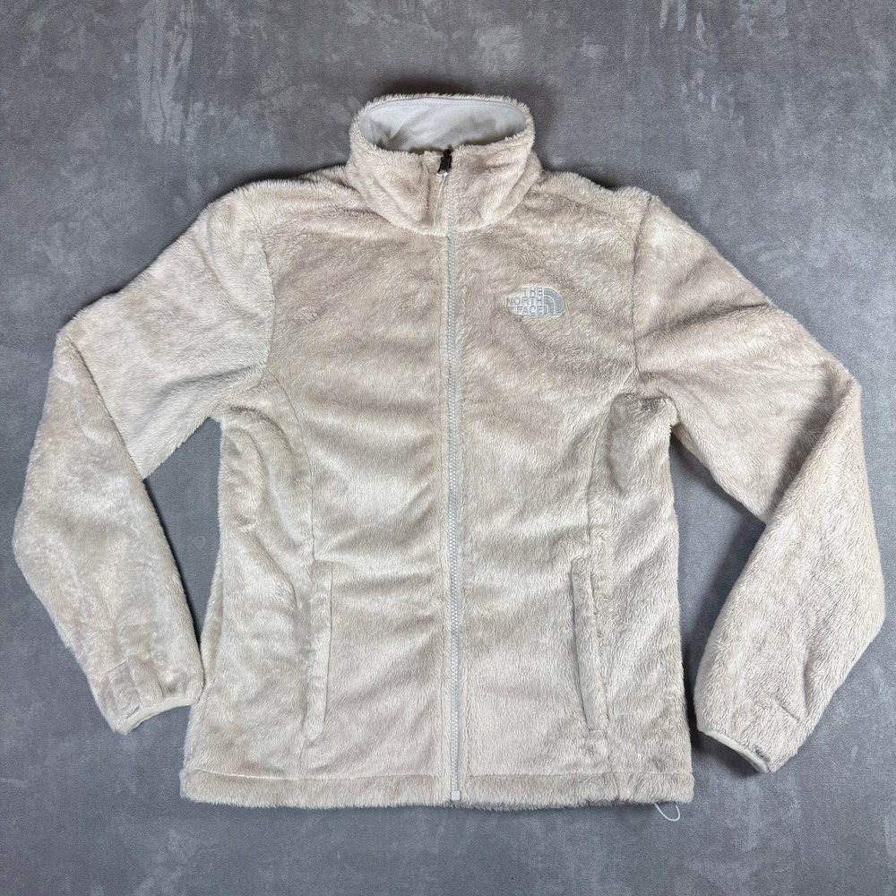 The North Face Osito 2 Fleece Jacket Womens Small Cream Full Zip